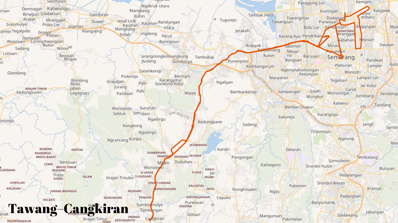 Rute Trans Semarang Tawang–Cangkiran